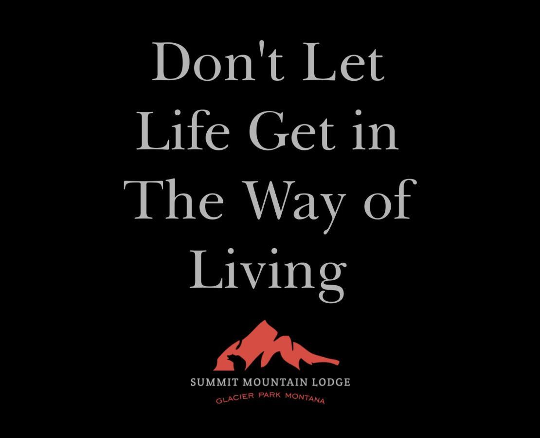 Summit Mountain Lodge And Steakhouse East Glacier Park Village Exterior foto